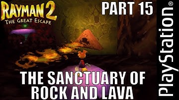Rayman 2: The Great Escape (1999) | Part 15 | The Sanctuary Of Rock And Lava | PS1