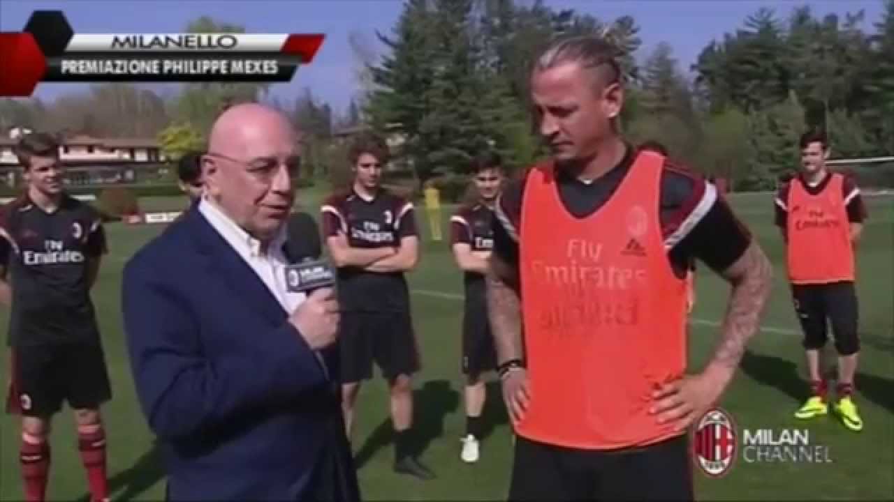 Premiazione 100 partite Mexes