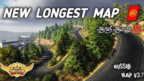 ‼️NEW LONGEST MAP MOD FOR Bus simulator Indonesia// BUSSID mapmod V3.7 #bussidmapmod #mountainmap