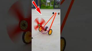 How to Make a easy Toy Car with Pull-Back Spring Toy (DIY) #shorts