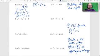 Completing the Square- Algebra 1 Kuta Worksheet Series