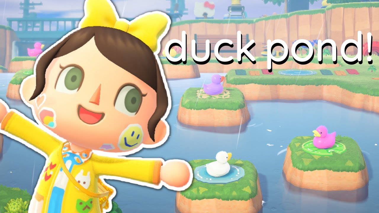 come build a duck pond with me on acnh! YouTube