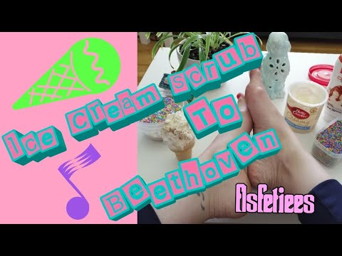 Ice Cream Foot Scrub to Beethoven's Moonlight Sonata