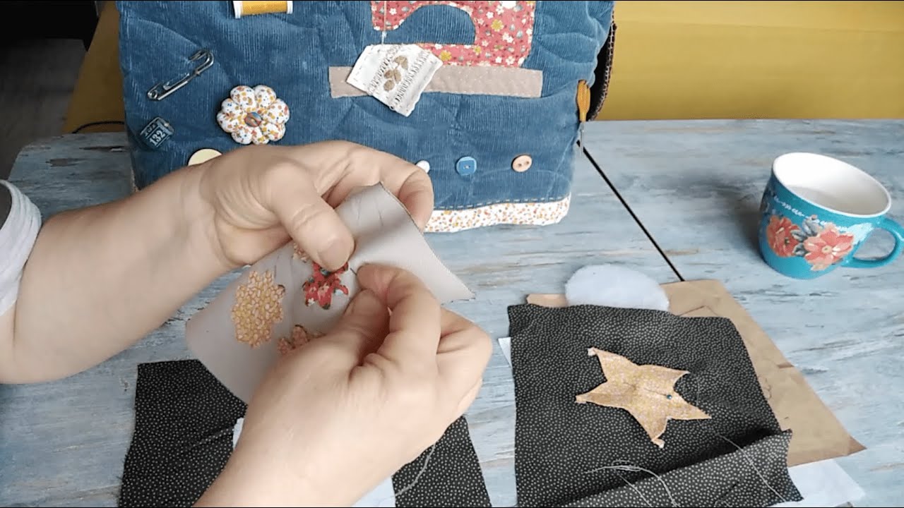 APLİKE TEKNİĞİ NEDİR? APLİKE NASIL YAPILIR? Kırk Yama Makine Kılıfı - 1