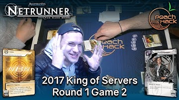 Netrunner - Controlling the Message vs. Sunny Lebeau - 2017 King of Servers - Round 1 Game 2