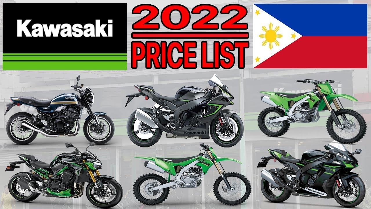 Kawasaki Big Bike And Off Road Bikes Price List In Philipines 2022