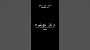 قرأن كريم سورة الملك #اكسبلور #المصحف