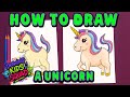 How to Draw a Unicorn Fun Step by Step for Kids