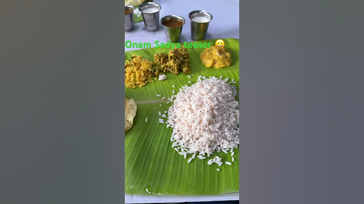 Onam sadya Kerala festival #onam #sadhya #festival #kerala #keralatourism