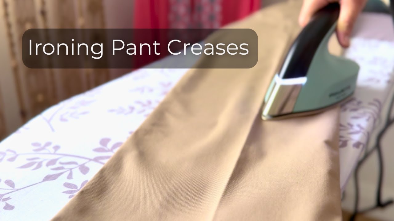 Ironing Pant Creases - ASMR Ironing