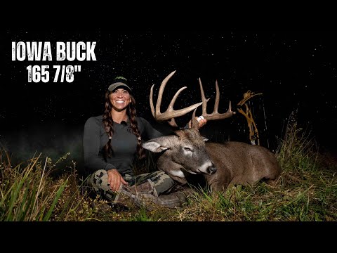 Sarah Bowhunts an Iowa GIANT Buck w/ a BEAST Broadhead