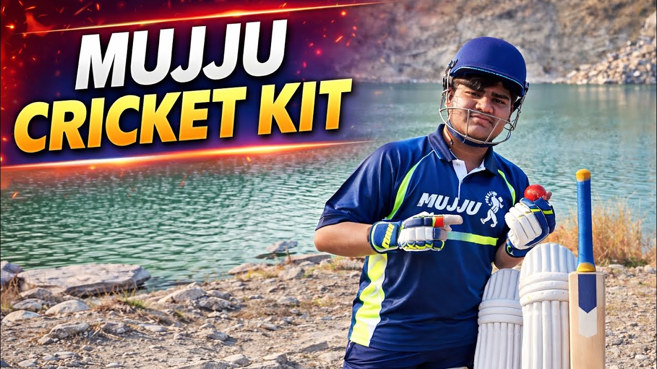 Mujju Rasool Mujju circket kit - YouTube