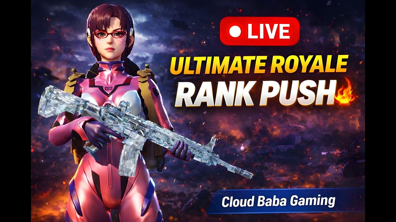 Ultimate Royale Rank Push LIVE🔥 | Road To Legend Day 3 | PUBG Mobile