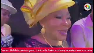 Concert Habib fatako madame Mariama sow président de l'association humanitaire des GUINÉENNE au Séné