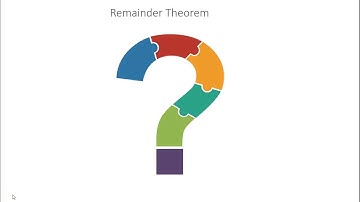 2.6 Remainder Theorem