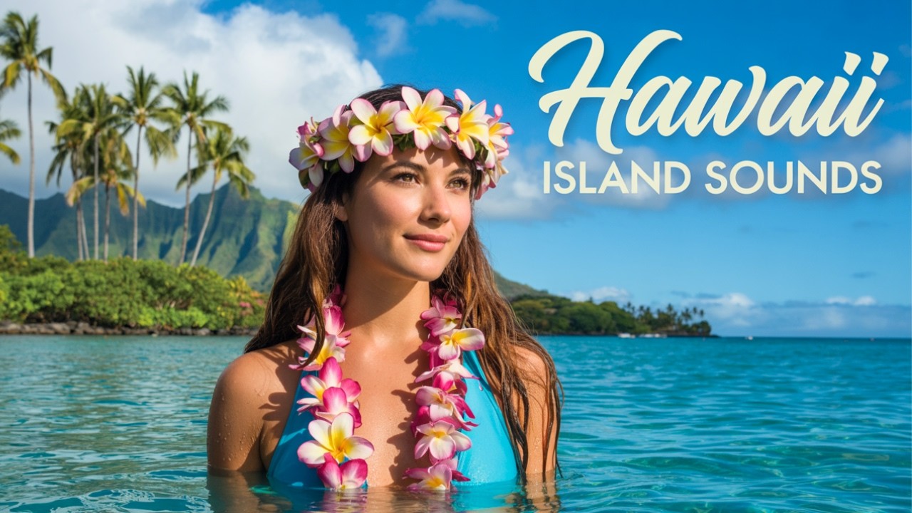 Relaxing Hawaiian Instrumental Music (Slack Key Guitar) | Hawaii 4K ✅🎶