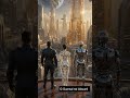The Dawn of Tomorrow: Advanced Sci-Fi Cityscape & AI Robots #marvel #avengers #midjourney #ironman