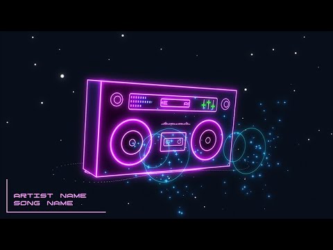 Boombox Madness Free Audio Visualizer Template For After Effects