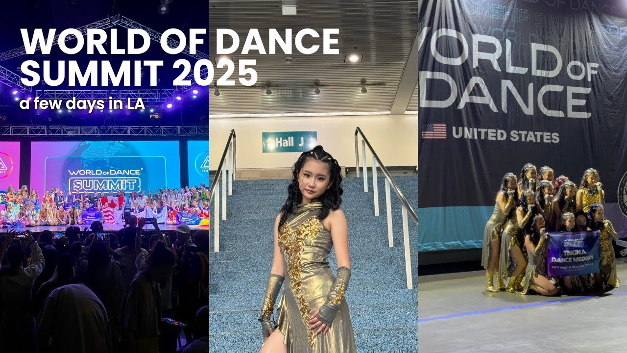 WORLD OF DANCE SUMMIT 2025 VLOG⭐️ masterclasses, competition, going out in LA, watching battles