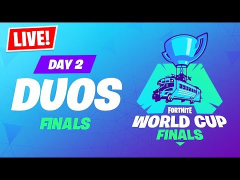 Fortnite WORLD CUP LIVE Duos Tournament Finals ...