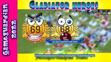 Trick mudah mendapatkan Xp/Level up dengan mudah Gameguardian *** Gladiator Heroes