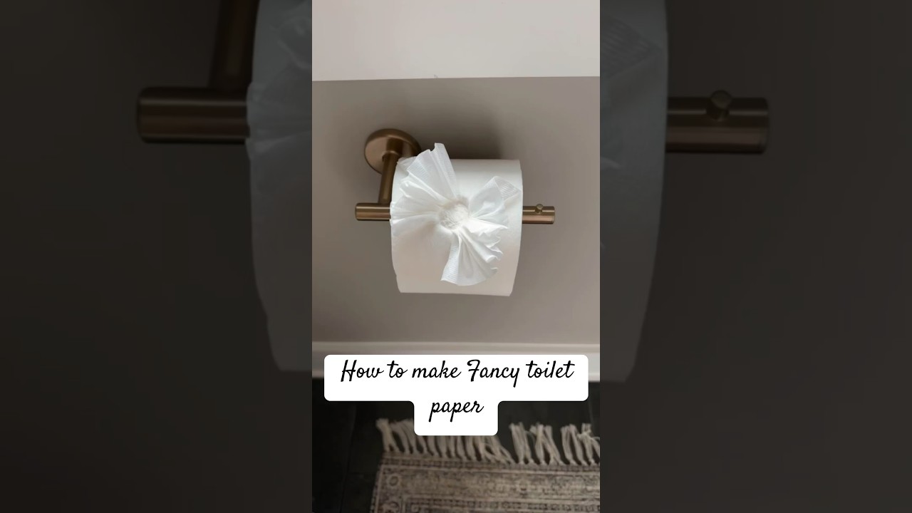 How to make FANCY toilet paper!