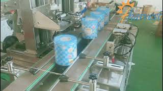 Automatische Metalen Tinnen Container Koekjeskoekjes Taping Sluitmachine, Tape Rond Sluitmachine