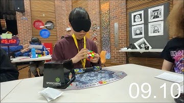 19.31 3x3 blindfolded PR and a 22.72 but…