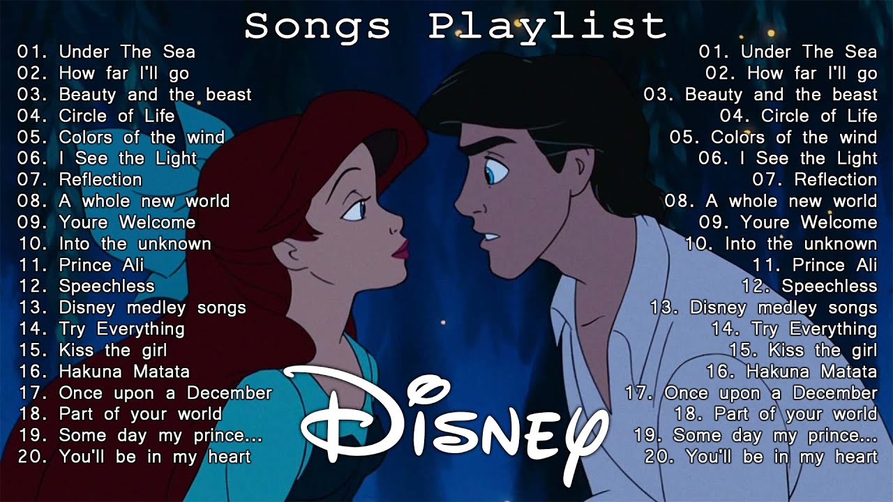 Disney Music Collection 2024 🍭 Disney Album 100 Years Anniversary 🎶 ...