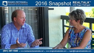 Special summer 2016 REALTALK™ Market Snapshot for Longboat Key and Sarasota
