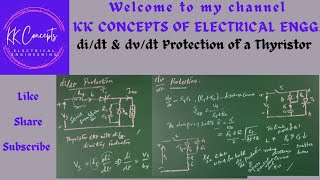 di/dt & dv/dt PROTECTION OF A THYRISTOR