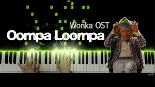 Oompa Loompa Wonka OST Piano Cover 움파룸파 피아노 커버⎪sheet music 피아노악보