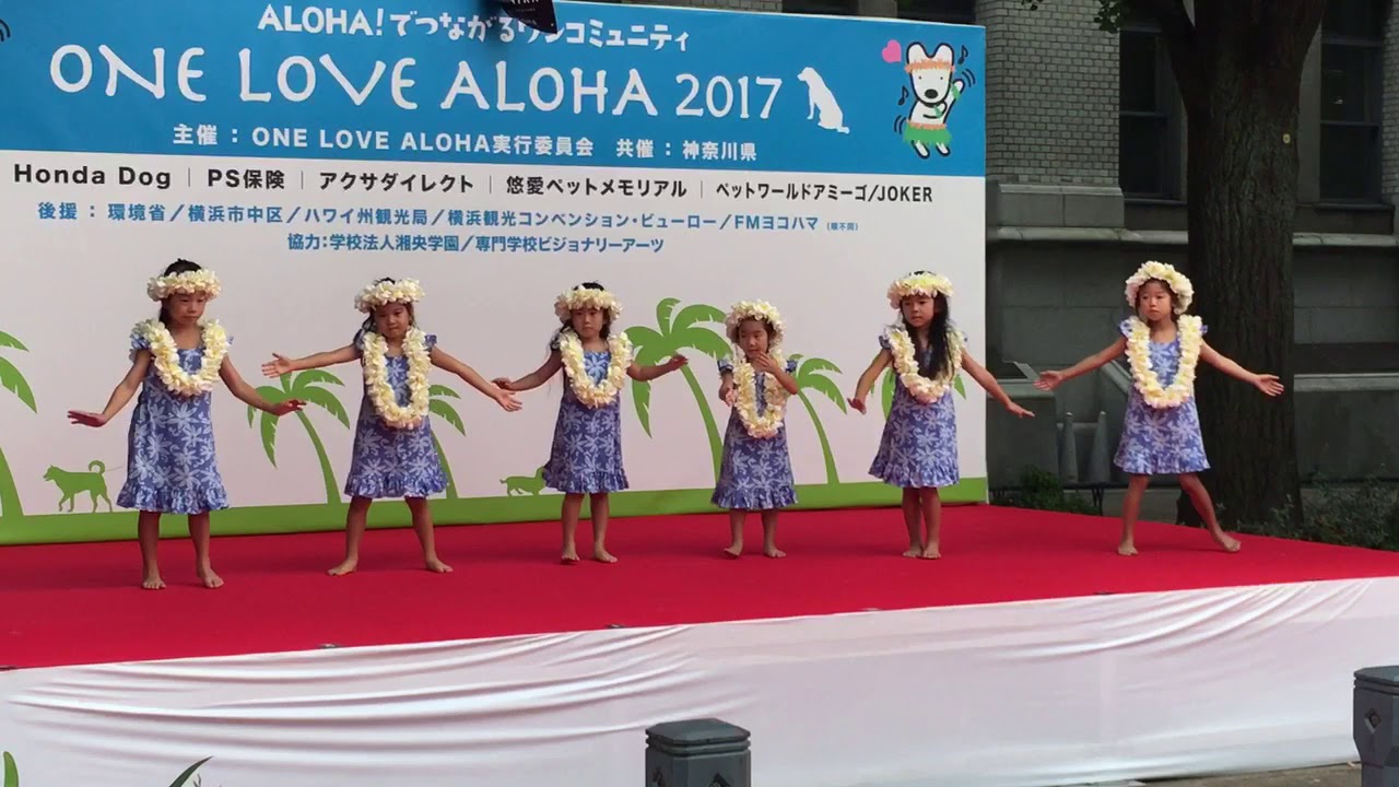 One Love Aloha 17 フラダンス かわいい子供クラス ケイキ Youtube