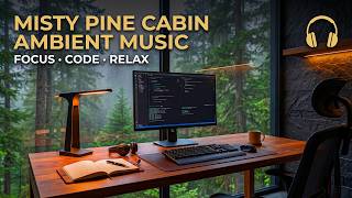 Misty Pine Cabin — Ambient Music for Coding