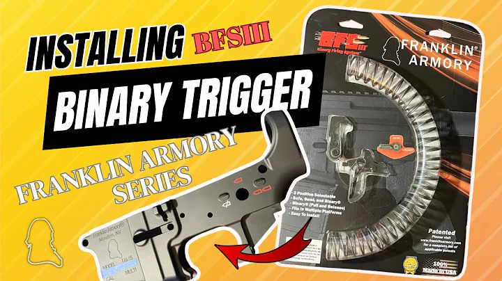Franklin Armory BFSIII Binary Trigger installation on AR-15