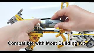 Zmblock Technology Power Function Motor Building Block Programming Education 4 Pieces