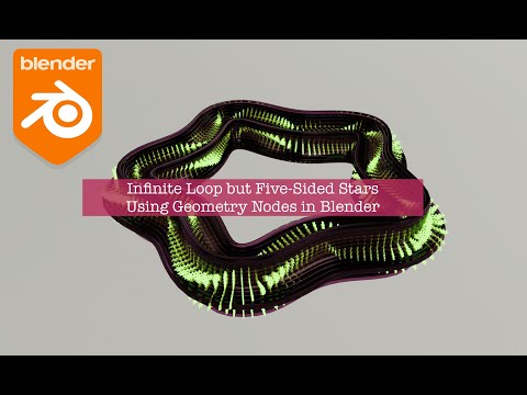 LIVENODING Five Sided Infinite Loop Using Geometry Nodes