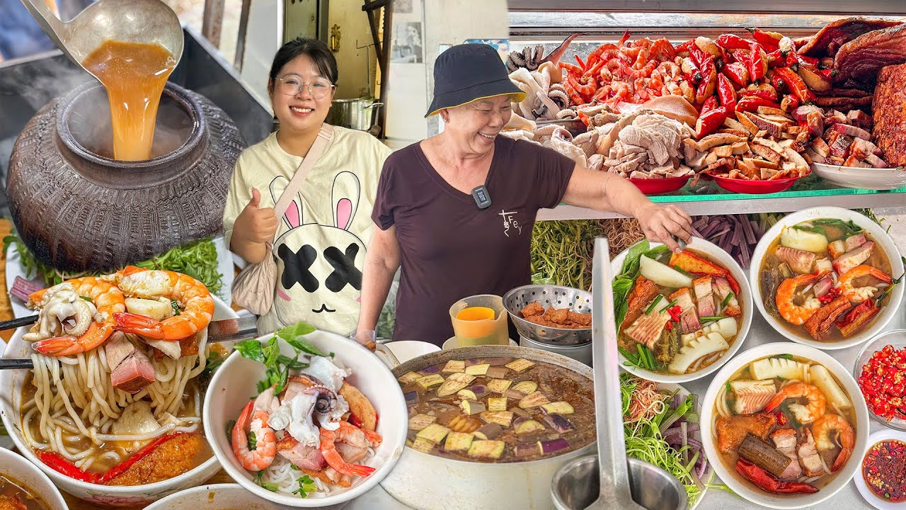 Tập 54 - Thơm nức mũi TOP 7 QUÁN BÚN MẮM TOPPING TRÀN TÔ đông khách nhất nhì Sài Gòn