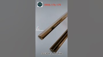 Nẹp inox chữ V màu hồng gương rất được ưa chuộng ạ 🔥🔥. #nepinox #nepinox304 #nepinoxtrangtri