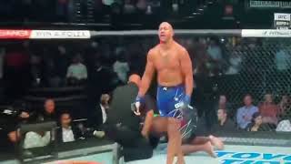 Ciryl Gane TKOs Derrick Lewis