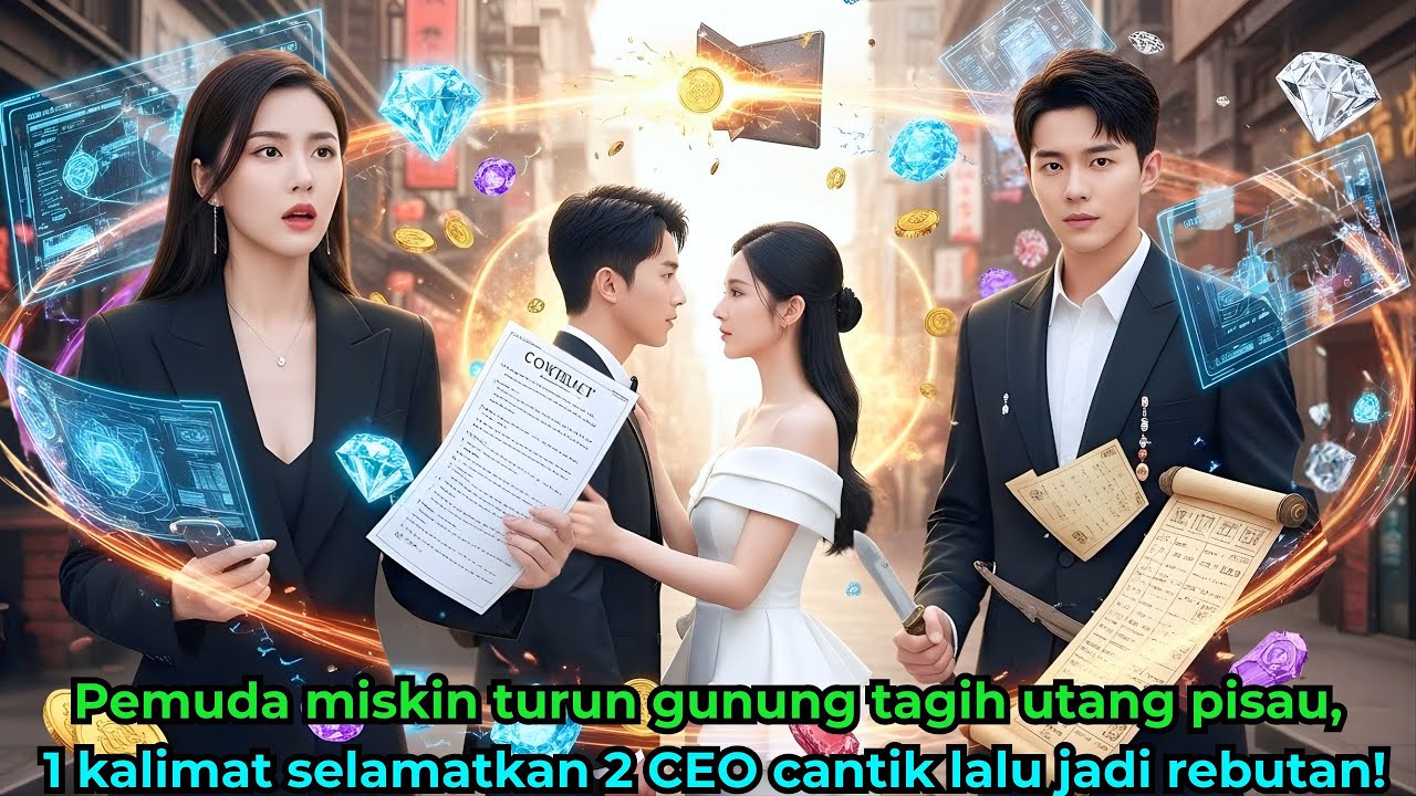 Pemuda miskin turun gunung tagih utang pisau,1 kalimat selamatkan 2 CEO cantik lalu jadi rebutan!