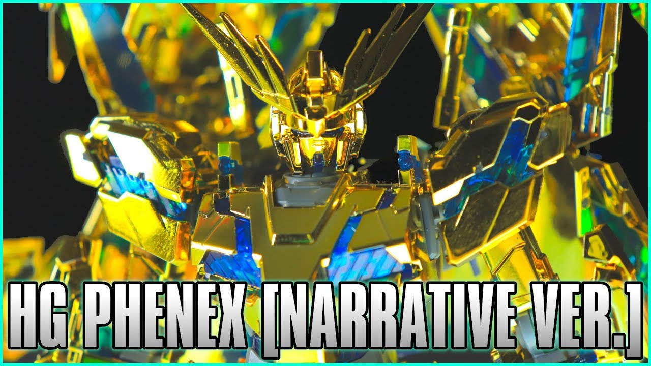 1 144 Hguc Unicorn Gundam 03 Phenex Narrative Ver Gold Coating Mecha Gaikotsu Review Youtube