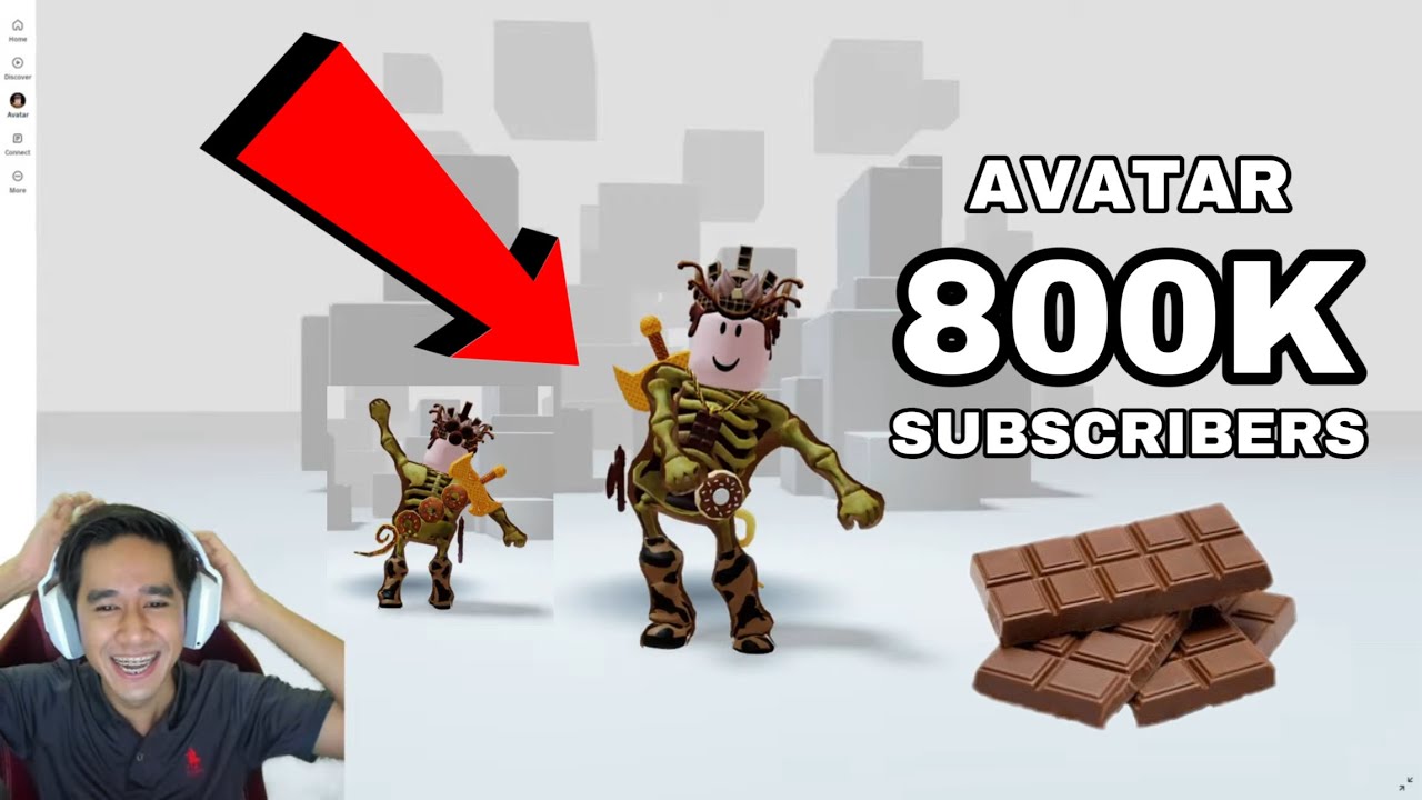 AVATAR 800K SUBSCRIBERS 😂🍫 PEDANG DONUT COKLAT WOI 😱