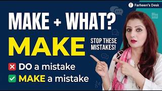 Collocations with MAKE | Stop Making These English Mistakes! | Speak English Naturally