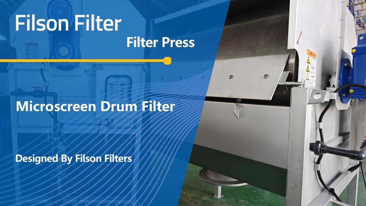 How It Works？ - Microscreen Drum Filter for Optimal Water Treatment