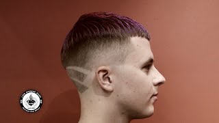 Textured Crop x Hair Tattoo Skin Fade | Liem Barber Shop