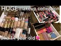 HUGE MAKEUP COLLECTION OF A 14 YEAR OLD