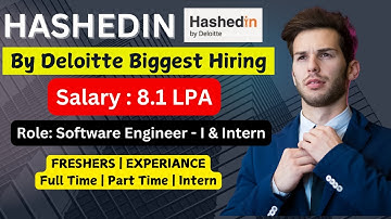 Hashedin(Deloitte) Biggest Hiring Next Update | Referred & Application Mail | Hiring Process 2024