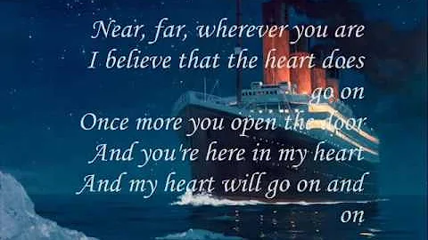 Titanic song with lyrics in English