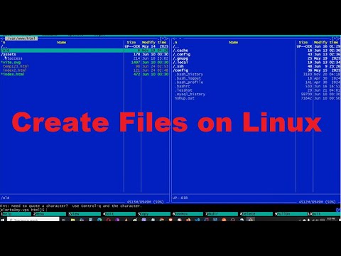 How to Create Files on Linux: Touch and Nano Commands Tutorial